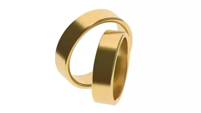 Simple Wedding band 38 65 SIZES