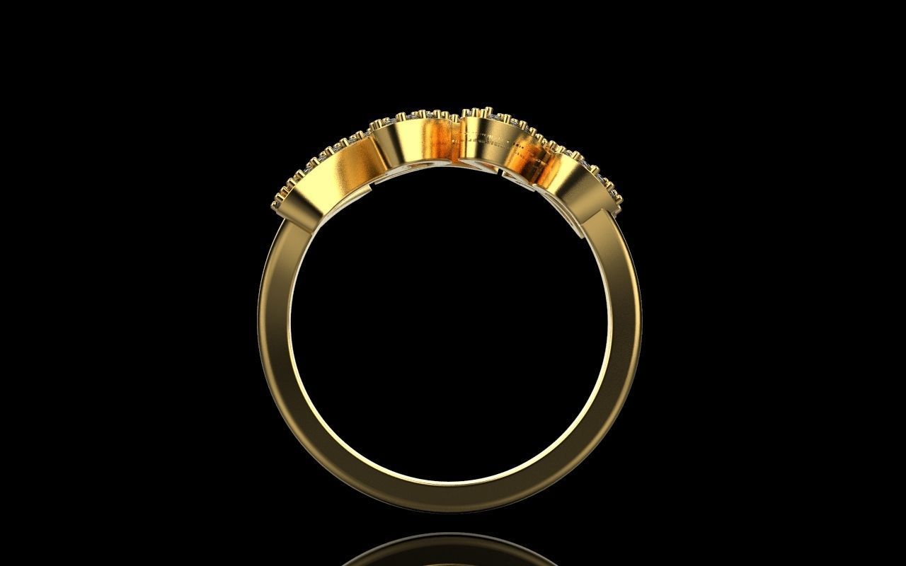 Ring LOVE 3D print model_4