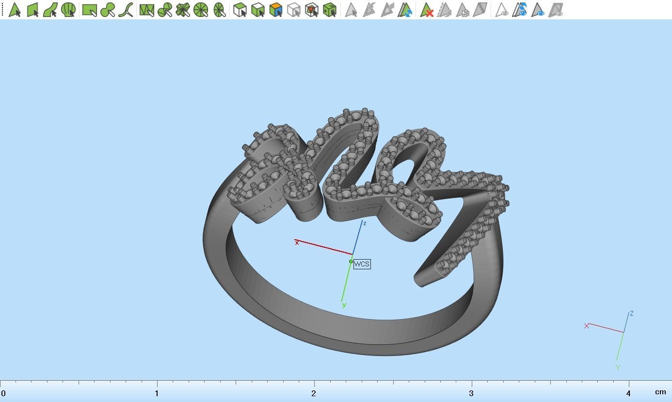 Ring LOVE 3D print model_14