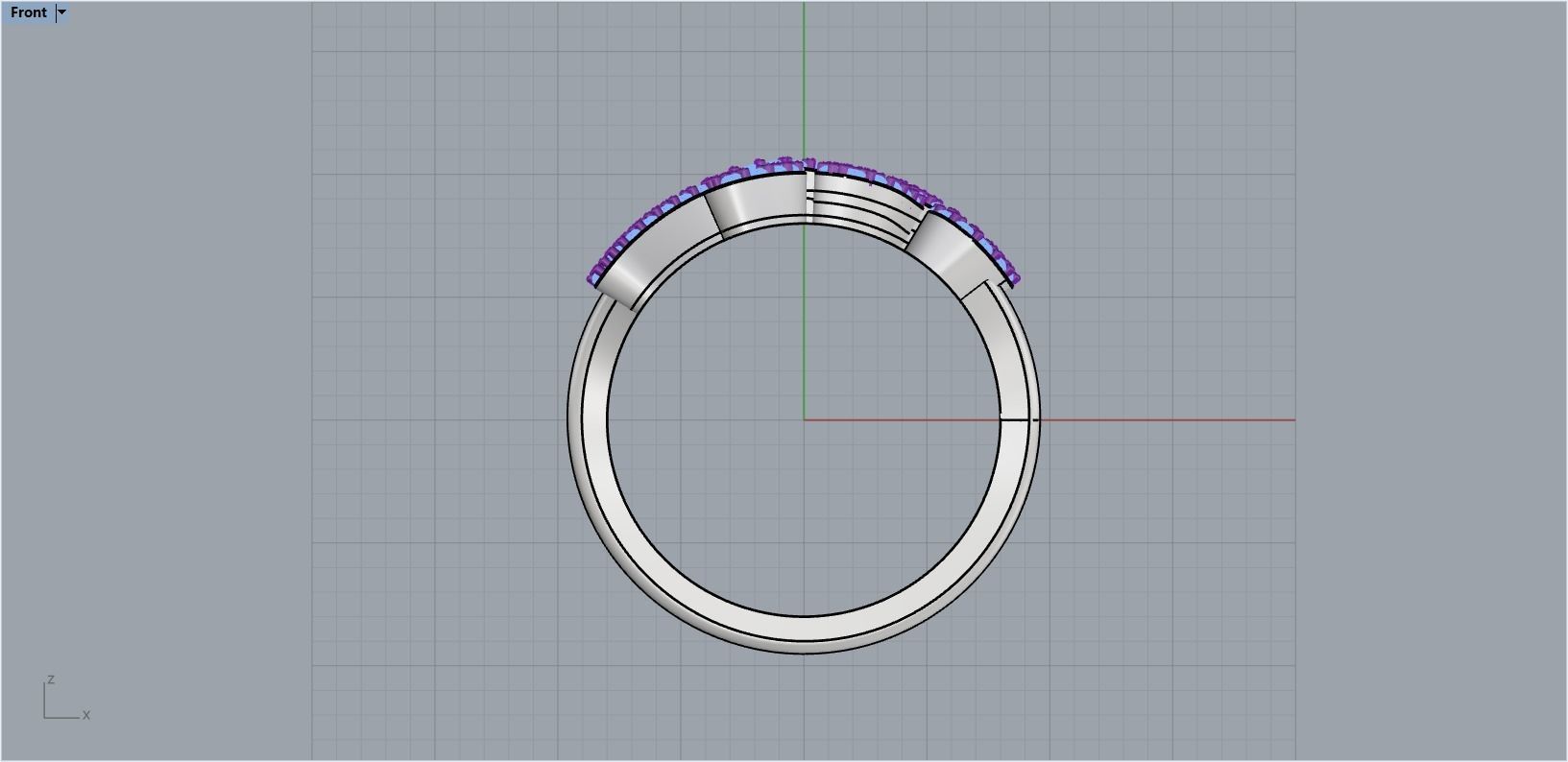 Ring LOVE 3D print model_8