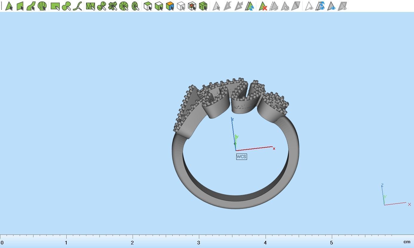Ring LOVE 3D print model_12
