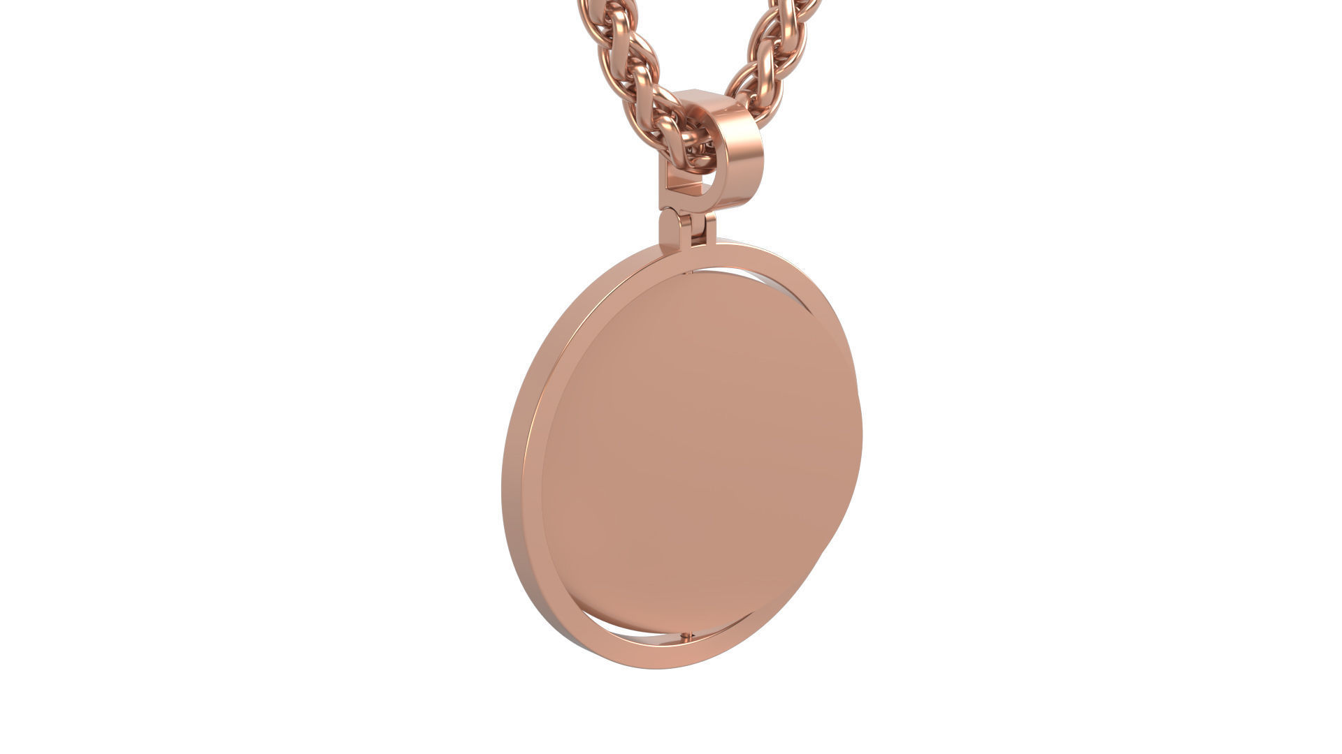 Picture pendant no stone 1-2 inch N10  3D print model_15