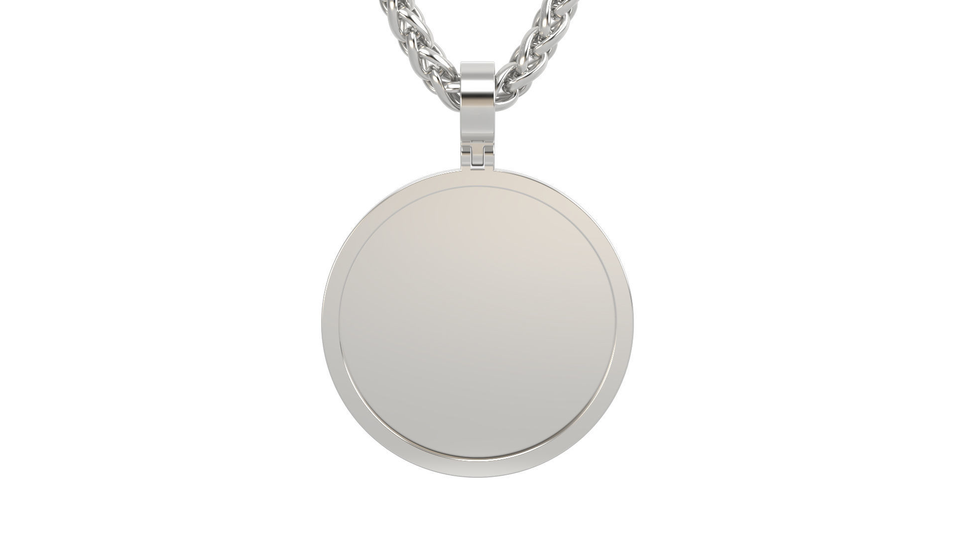 Picture pendant no stone 1-2 inch N10  3D print model_4