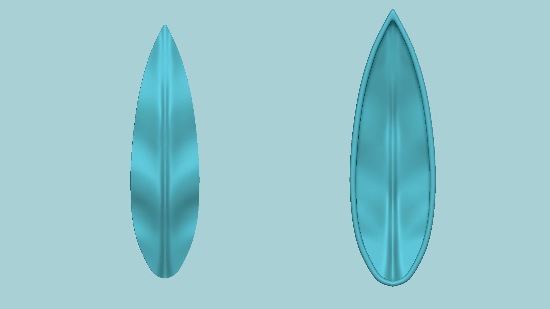 Igneous Orchid Leaf - Molding Arrangement EVA Foam Craft 3D print model_1