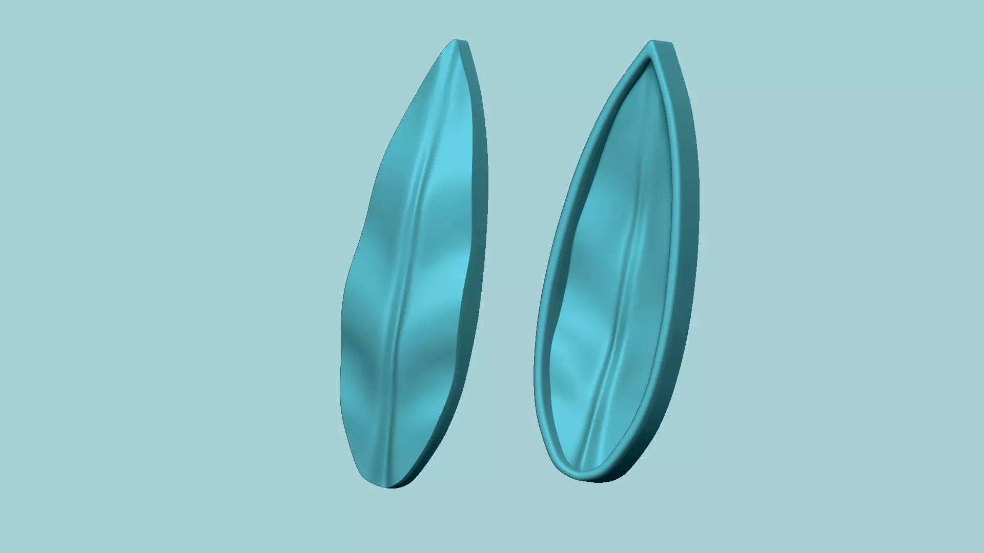 Igneous Orchid Leaf - Molding Arrangement EVA Foam Craft 3D print model_0