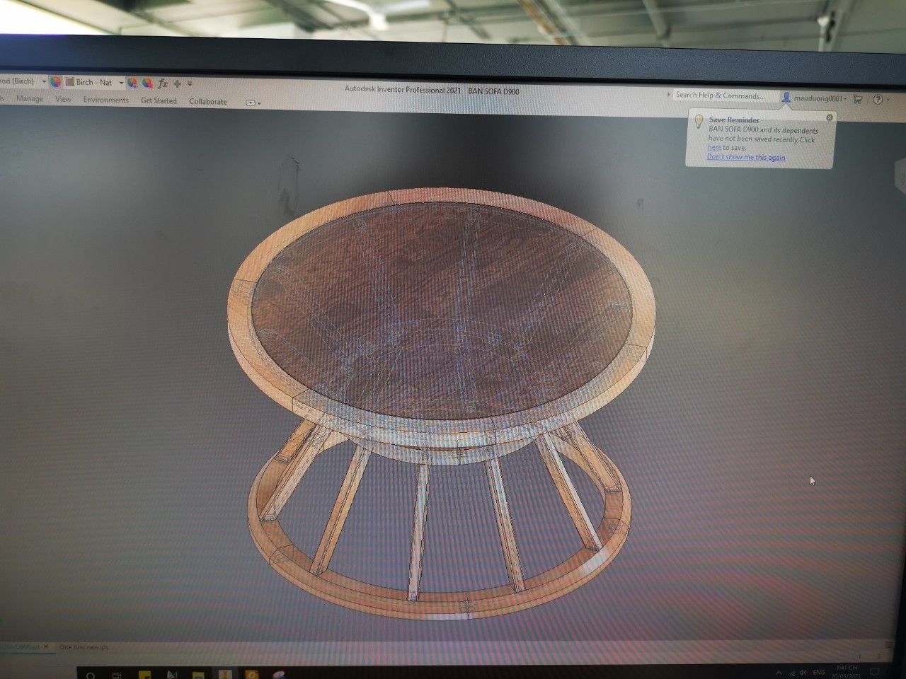 Sofa Table 3D print model_2