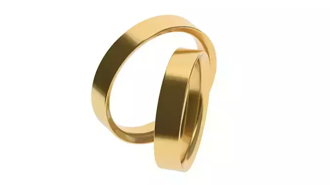 Simple Wedding band 42 65 SIZES