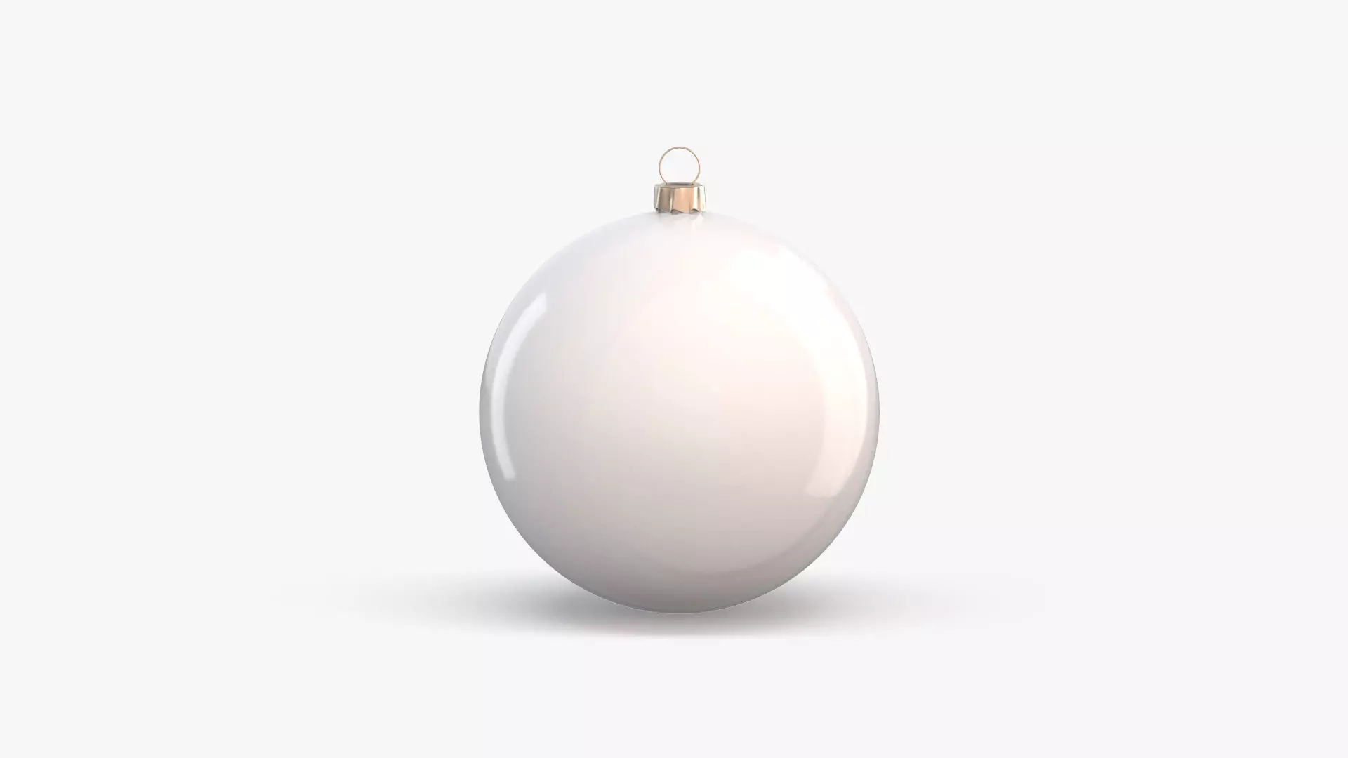 Christmas Ball Low-poly 3D model_0
