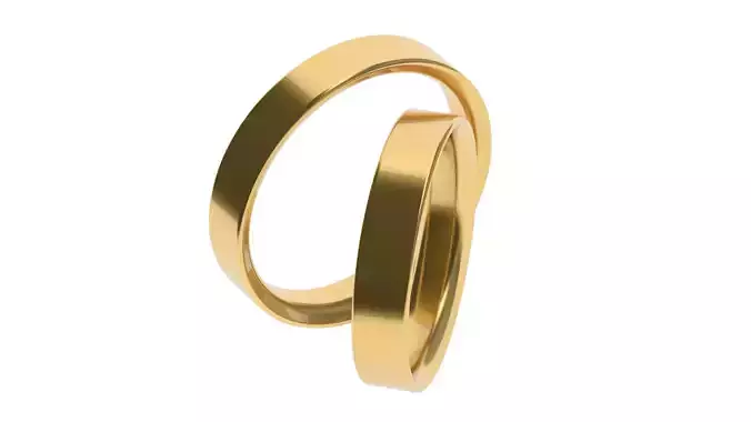 Simple Wedding band 43 65 SIZES