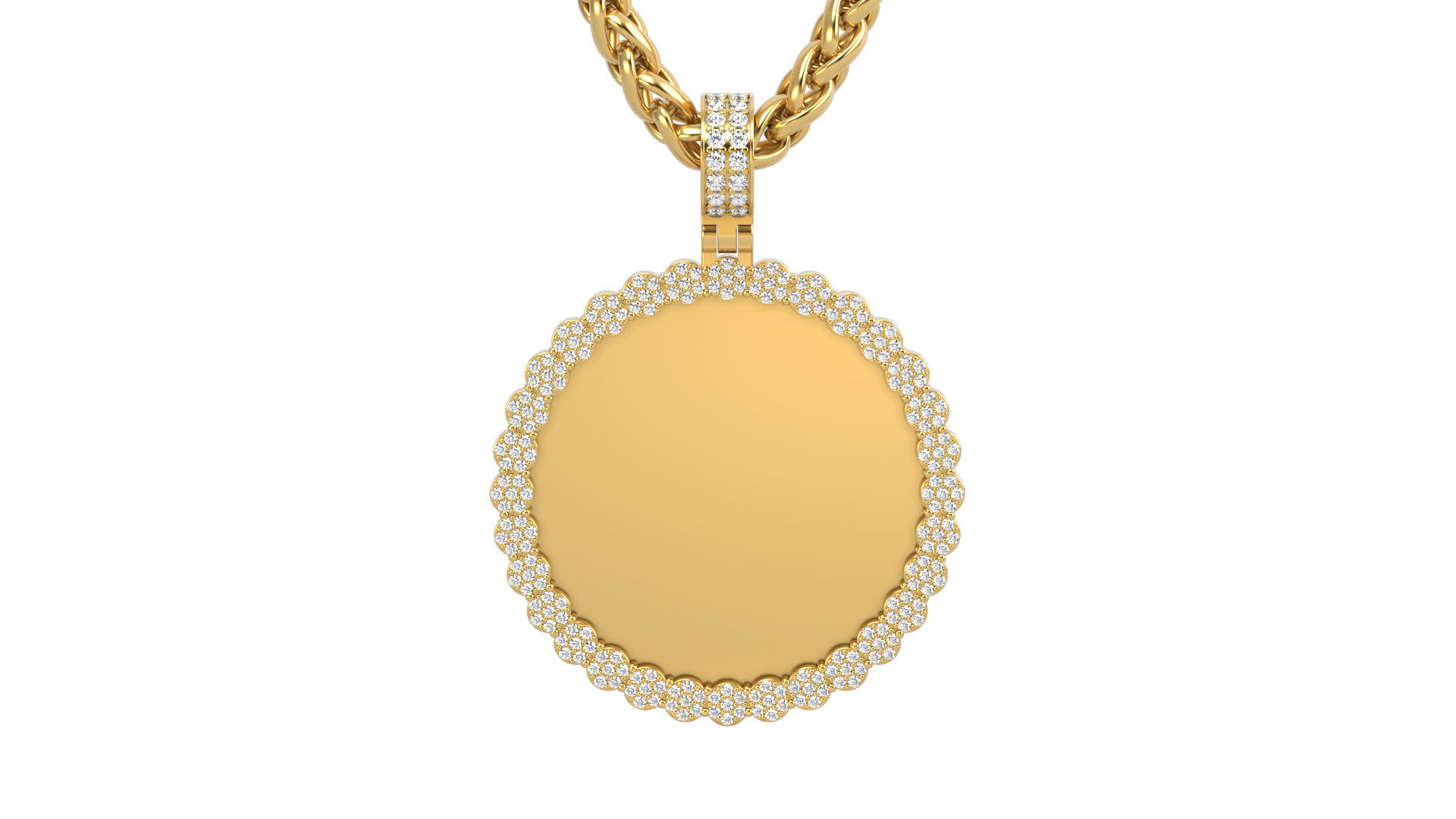 Picture pendants 1-2 inch N1-10 3D Model Collection_8