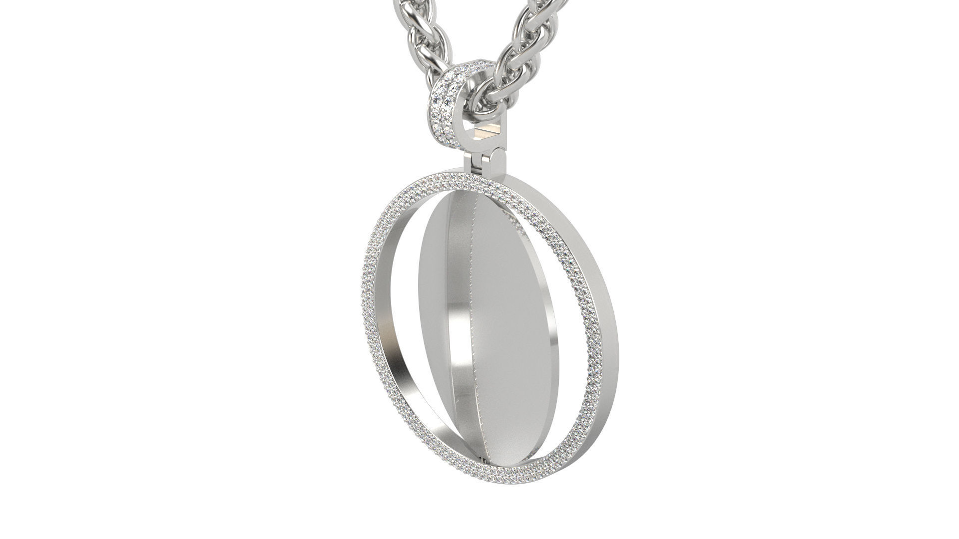 Picture pendants 1-2 inch N1-10 3D Model Collection_23