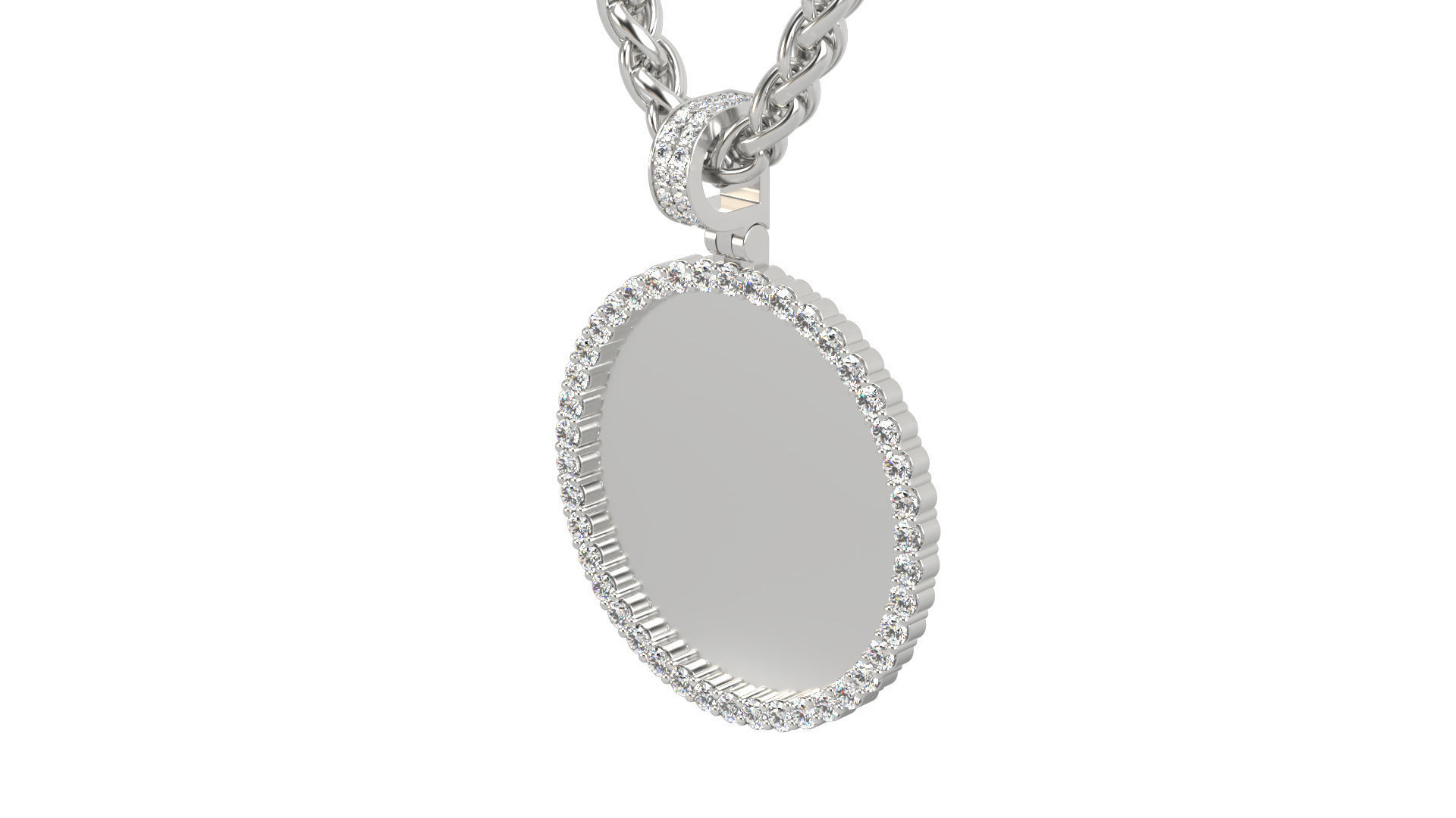 Picture pendants 1-2 inch N1-10 3D Model Collection_7