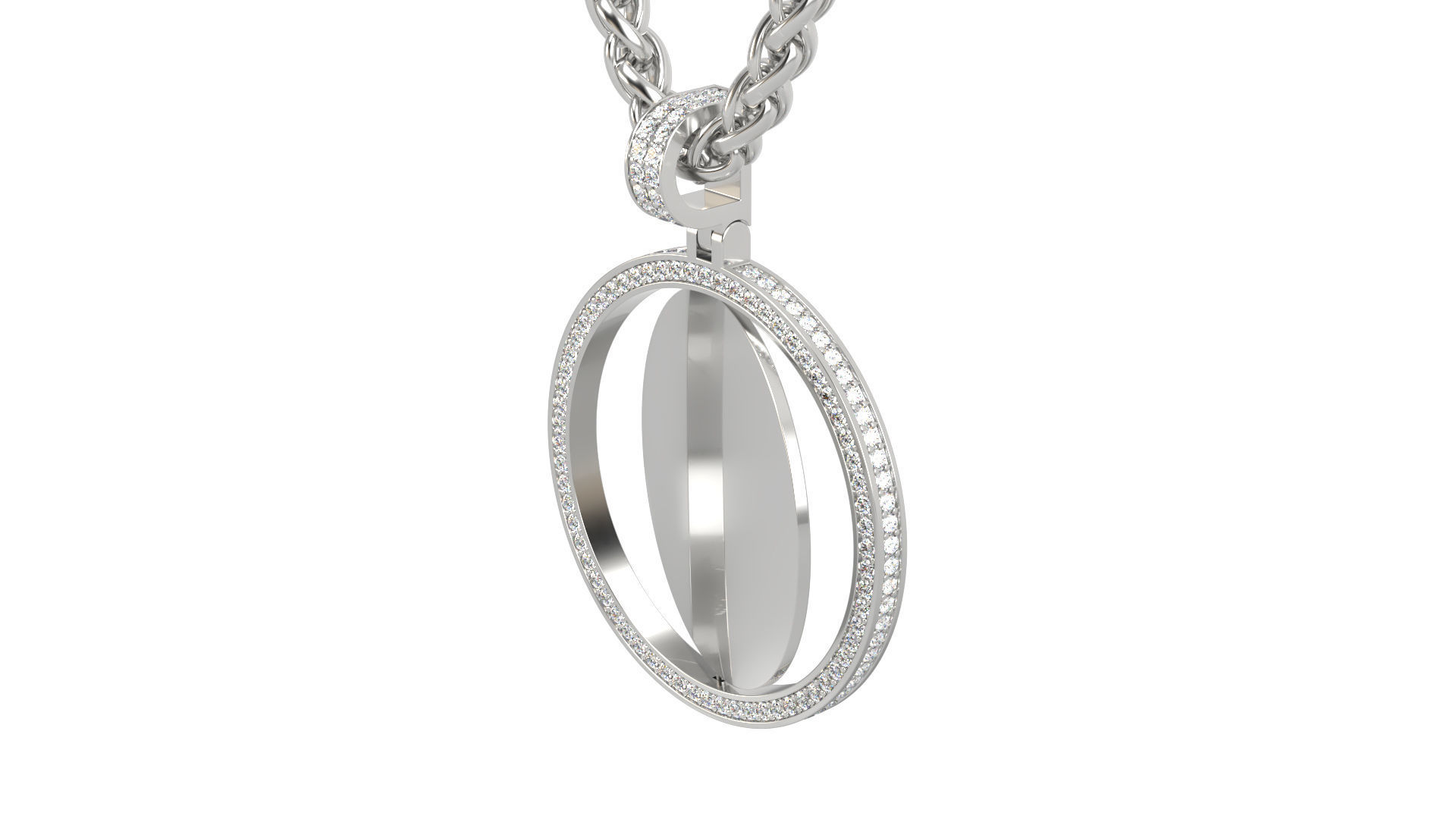Picture pendants 1-2 inch N1-10 3D Model Collection_11