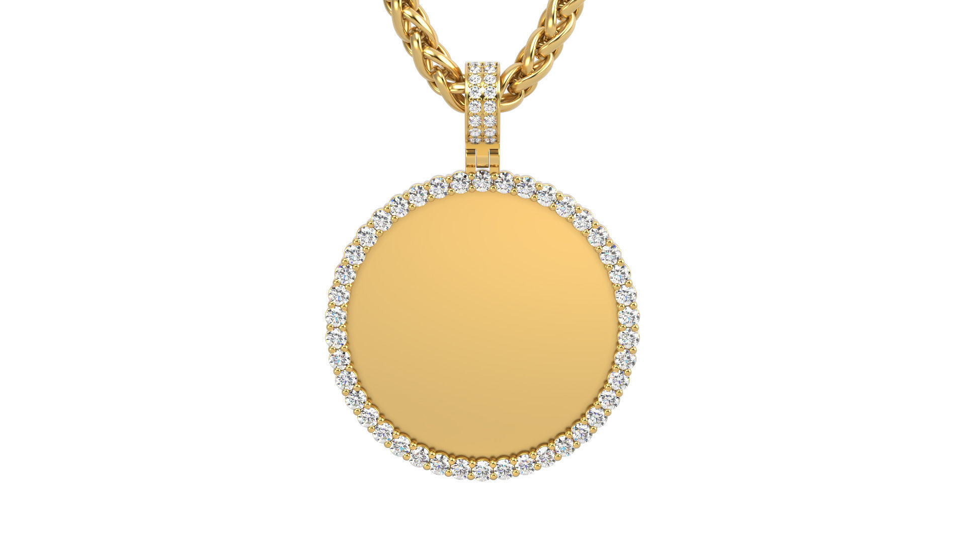 Picture pendants 1-2 inch N1-10 3D Model Collection_6