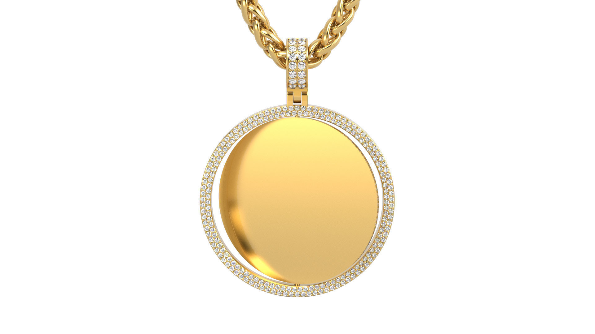 Picture pendants 1-2 inch N1-10 3D Model Collection_22