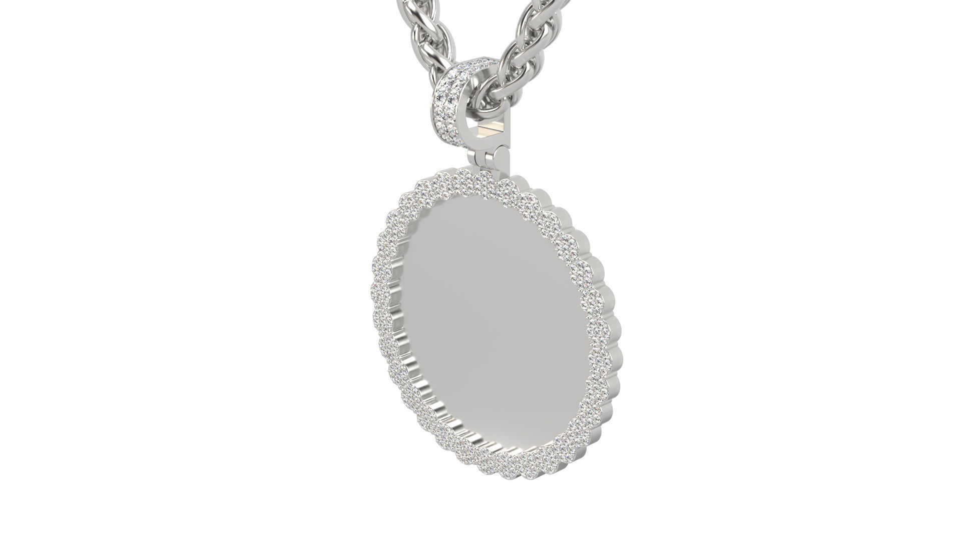Picture pendants 1-2 inch N1-10 3D Model Collection_9
