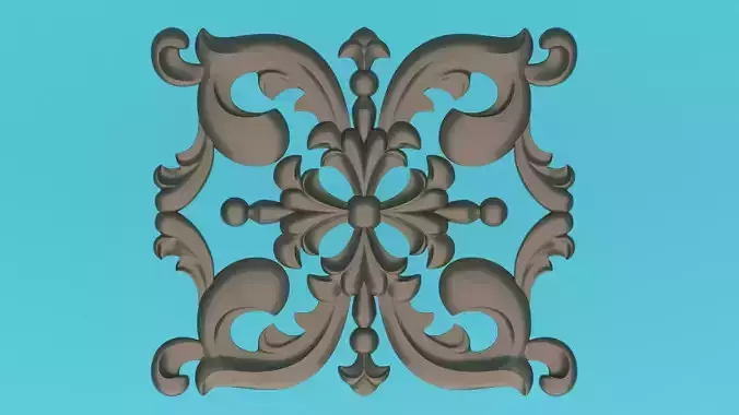 Molding central decor 