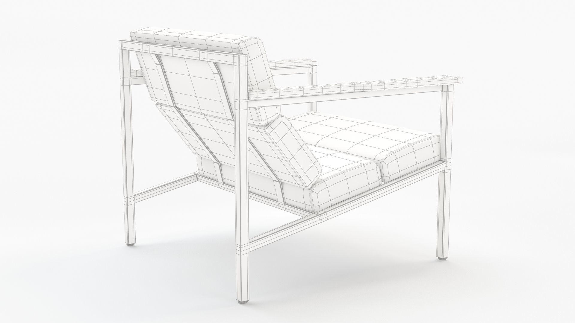 Halifax Chair 3D model_5