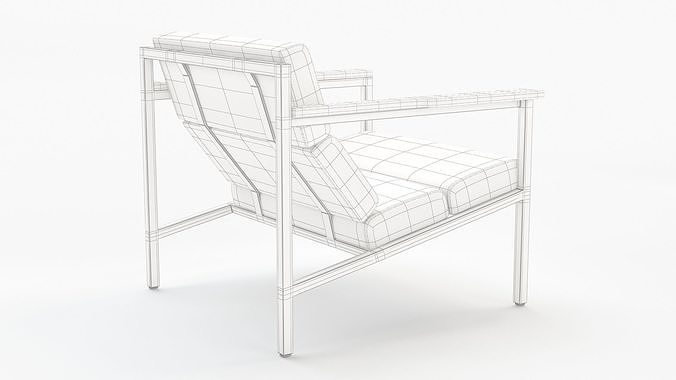 Halifax Chair 3D model 6