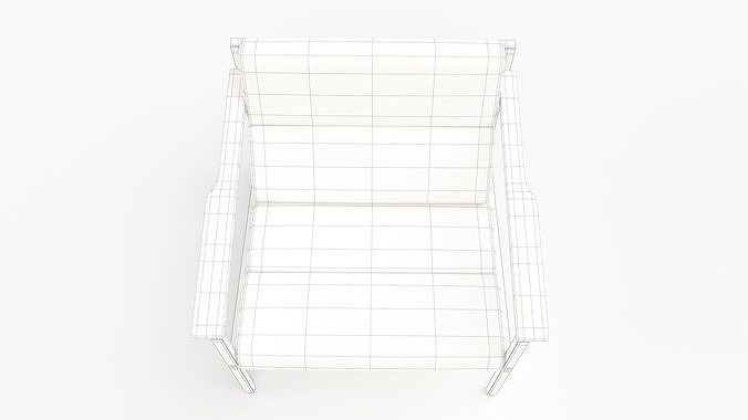 Halifax Chair 3D model 7