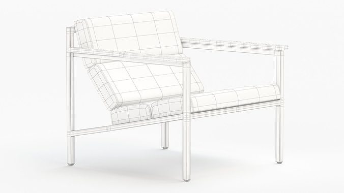 Halifax Chair 3D model 5