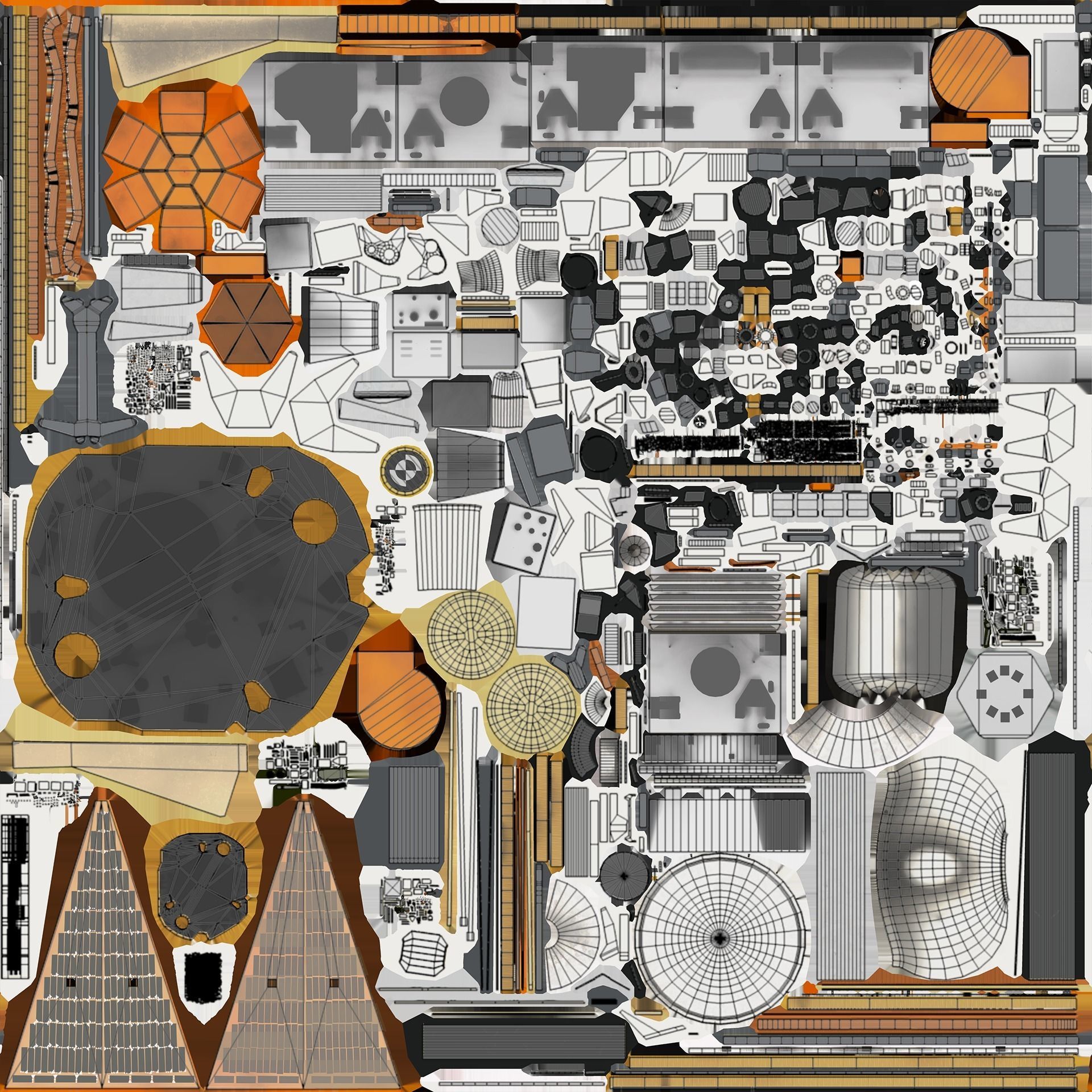 InSight Mars Lander Low-poly 3D model_44