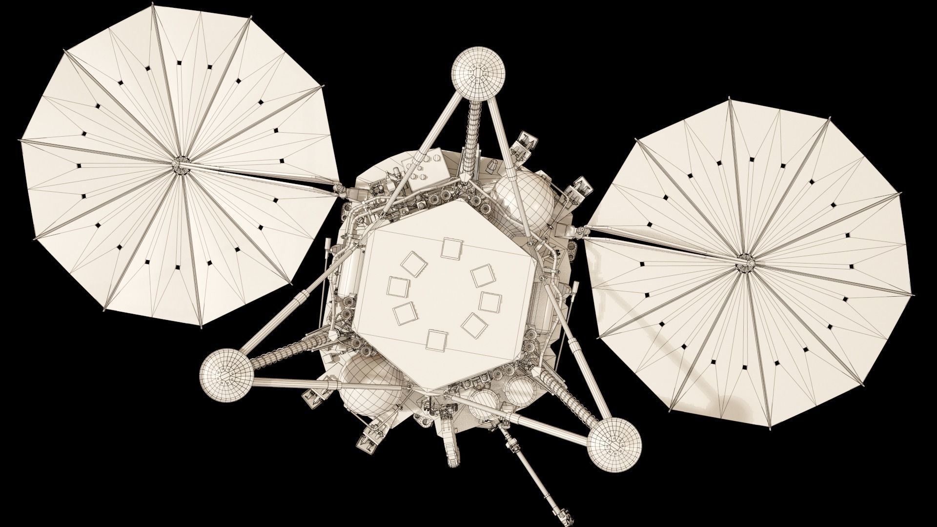 InSight Mars Lander Low-poly 3D model_37