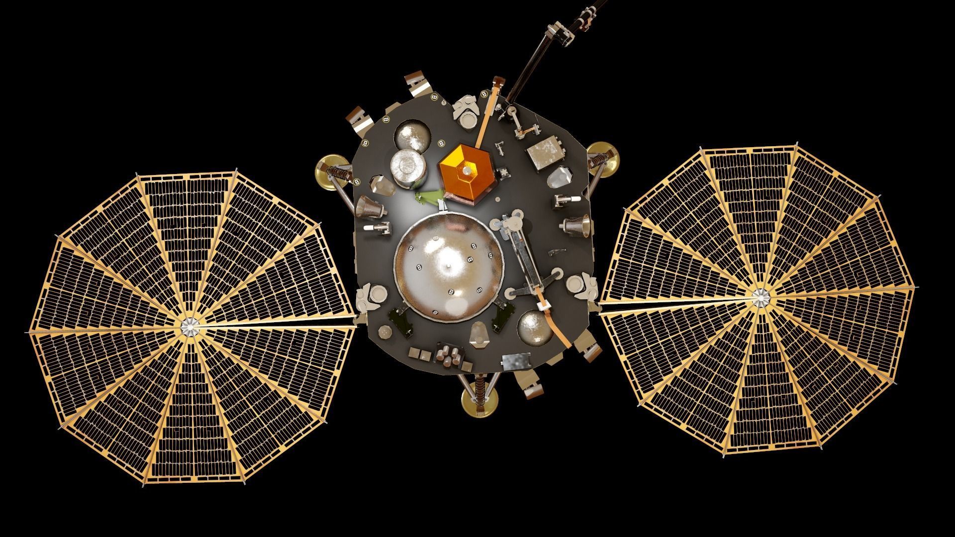 InSight Mars Lander Low-poly 3D model_28