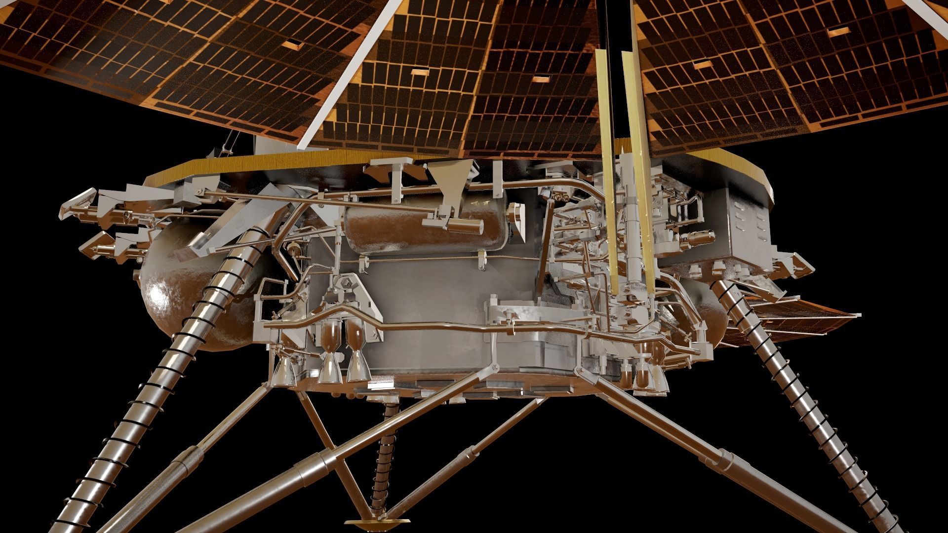 InSight Mars Lander Low-poly 3D model_27