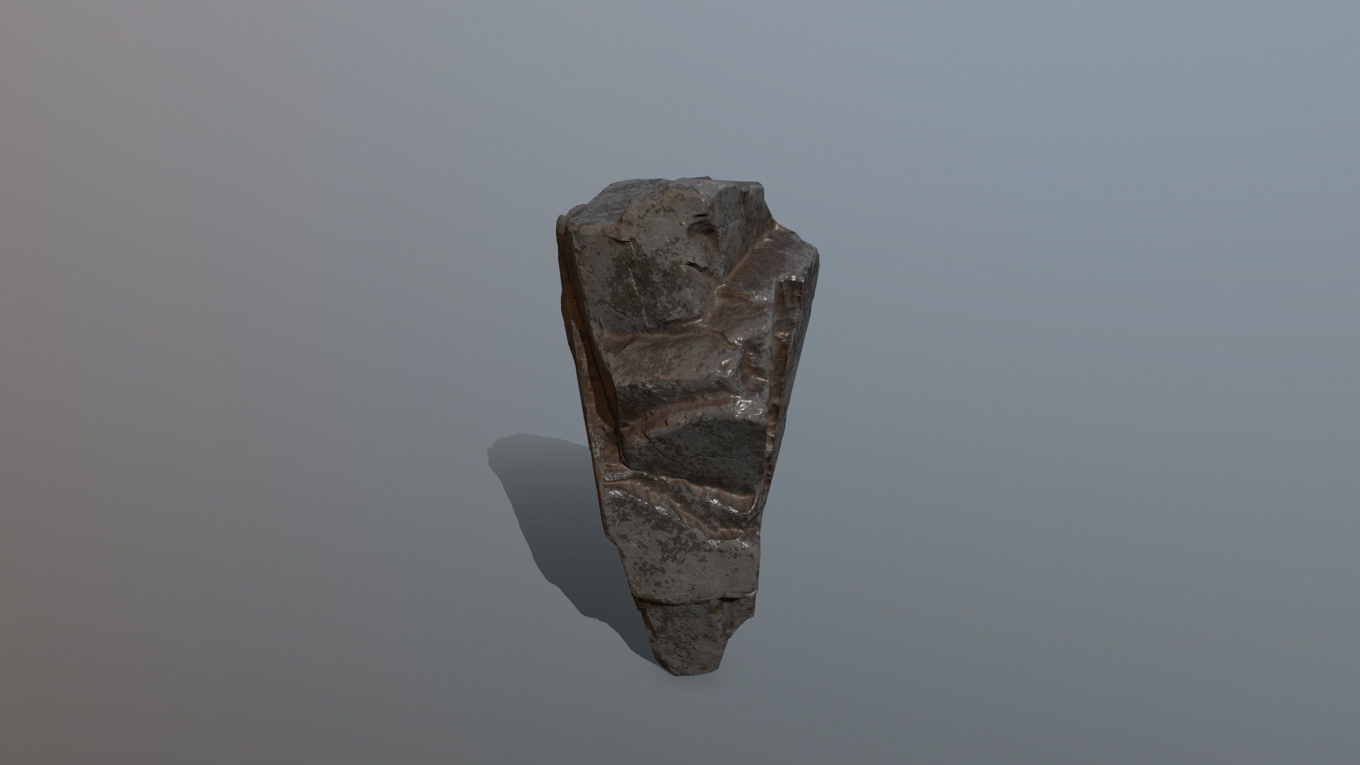 Rock Set piece of Low-poly 3D model_18