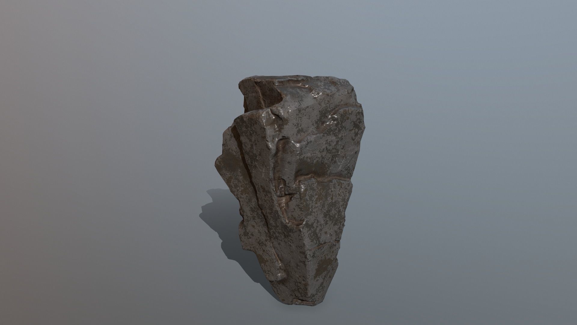 Rock Set piece of Low-poly 3D model_17