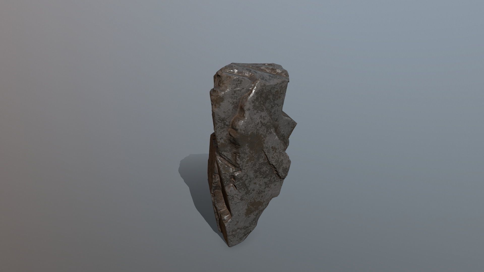 Rock Set piece of Low-poly 3D model_16