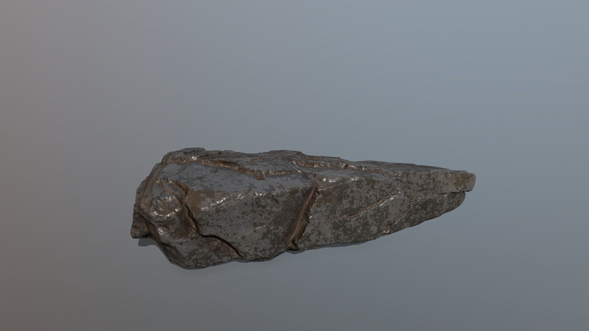 Rock Set piece of Low-poly 3D model_7