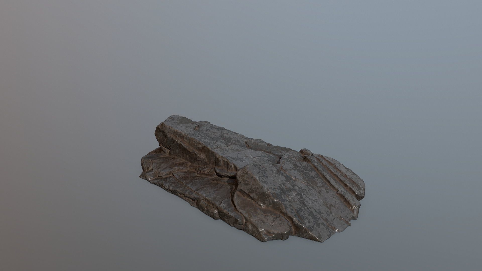 Rock Set piece of Low-poly 3D model_11