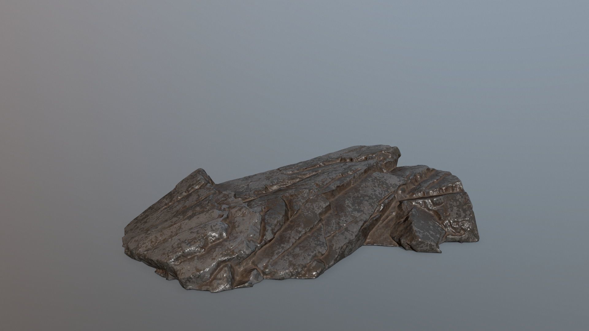 Rock Set piece of Low-poly 3D model_10
