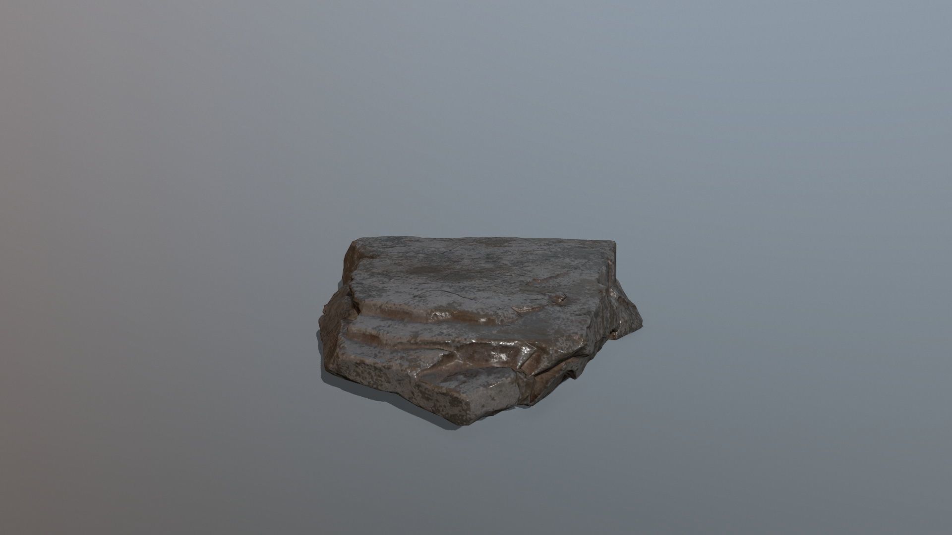Rock Set piece of Low-poly 3D model_15