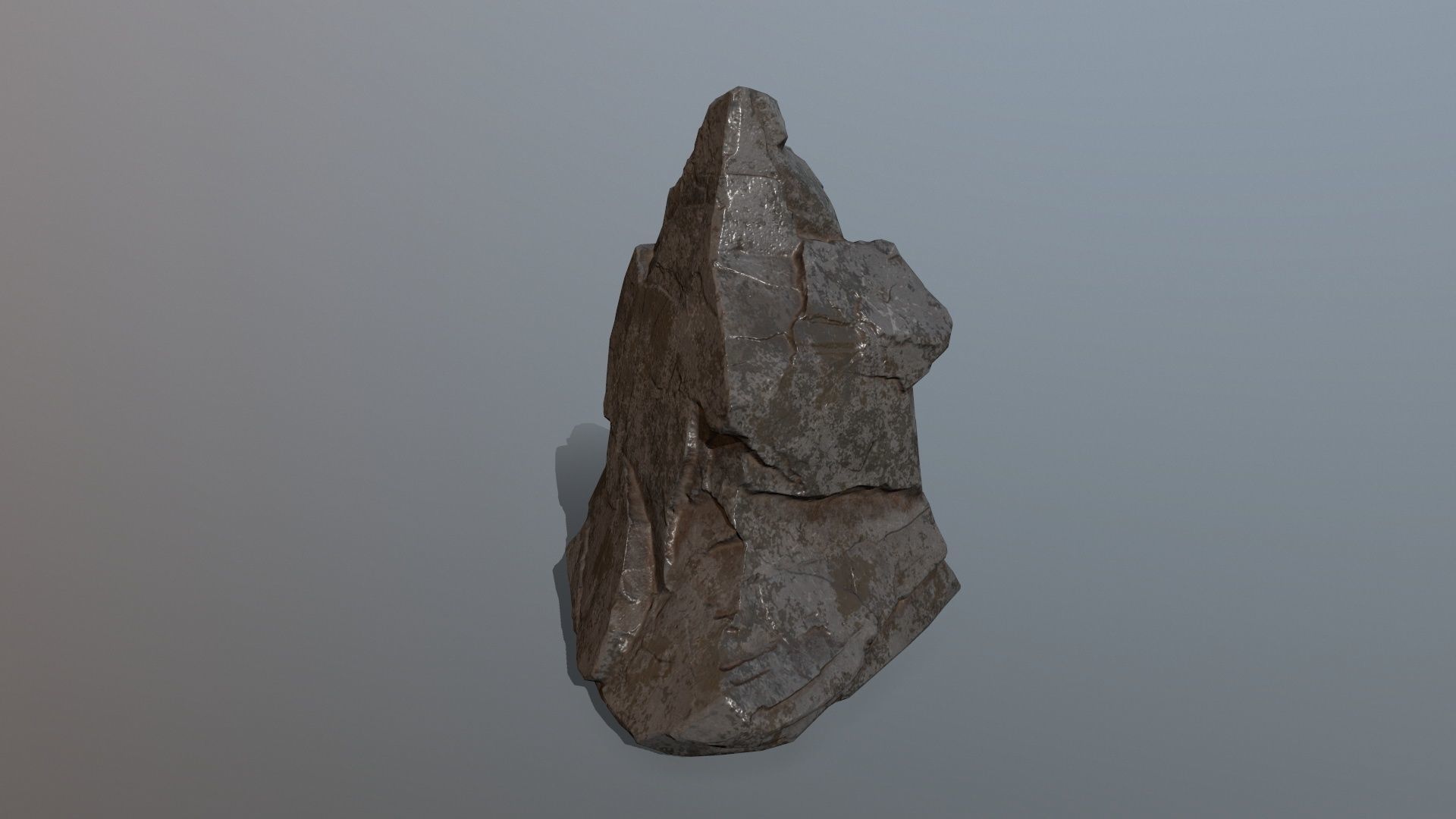 Rock Set piece of Low-poly 3D model_20