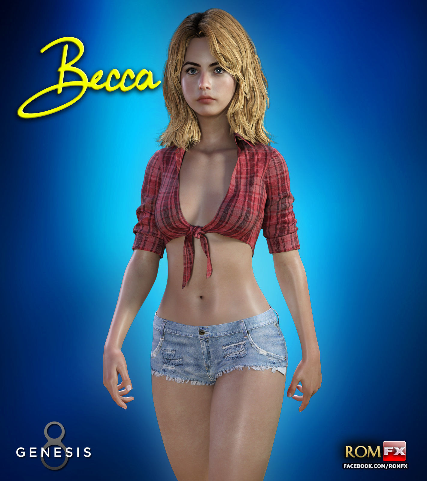 Becca Woolett For G8F And G81F 3D model_2