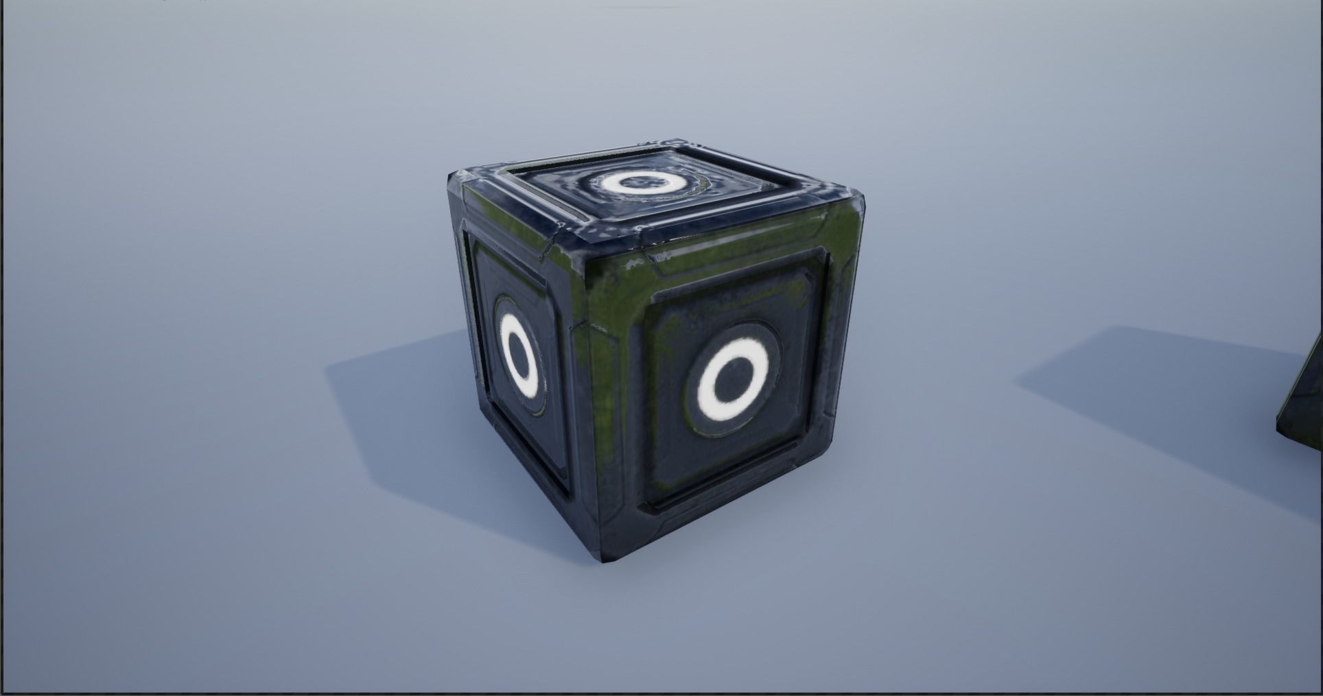 Lowpoly sci-fi Metal Crates and Containers 3 Low-poly 3D model_6