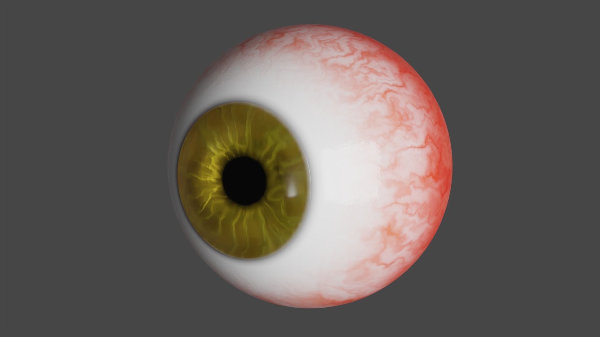 Realistic procedural EYE PACK  different iris color  Low-poly 3D model_6