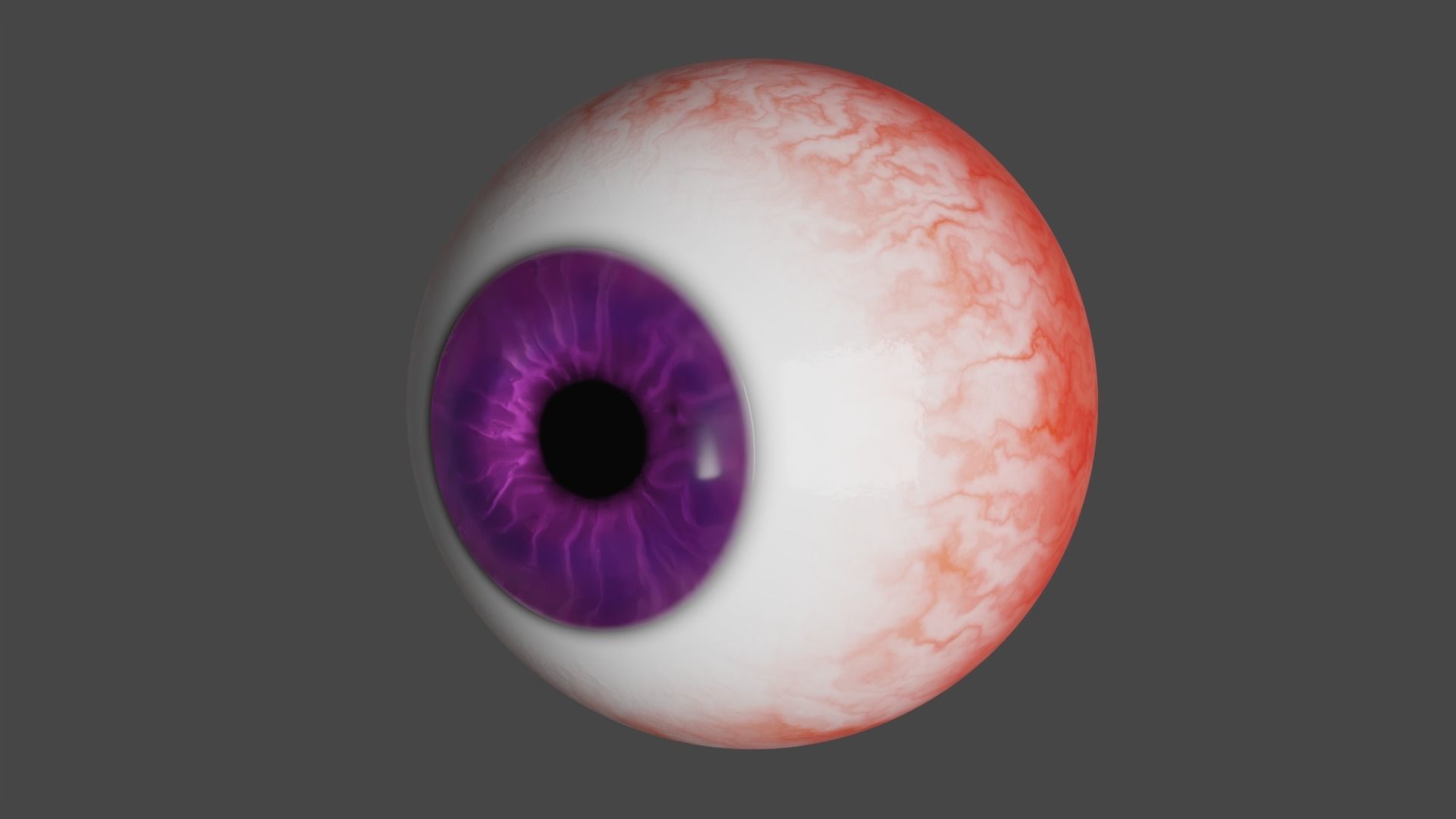 Realistic procedural EYE PACK  different iris color  Low-poly 3D model_8