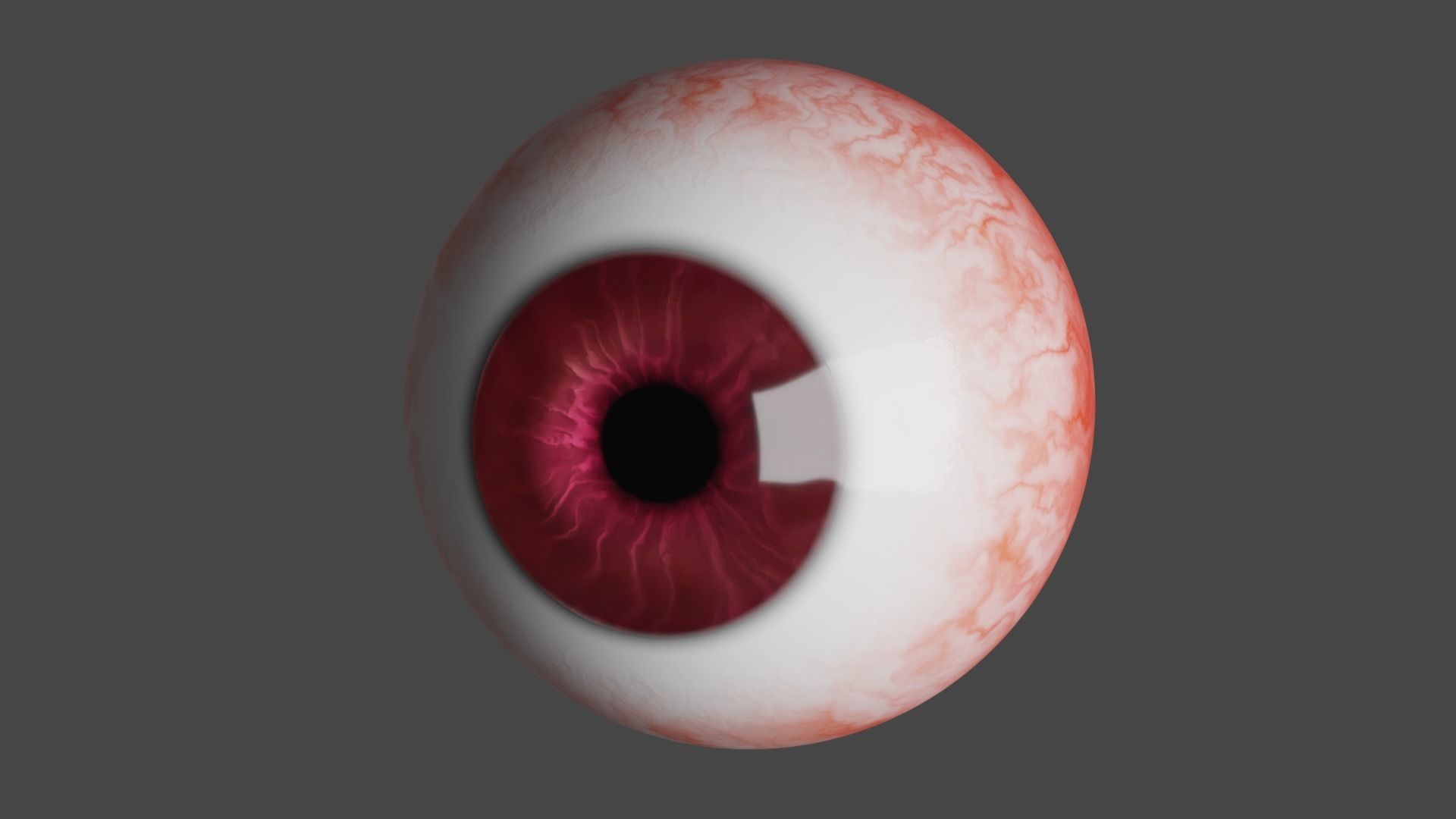 Realistic procedural EYE PACK  different iris color  Low-poly 3D model_4