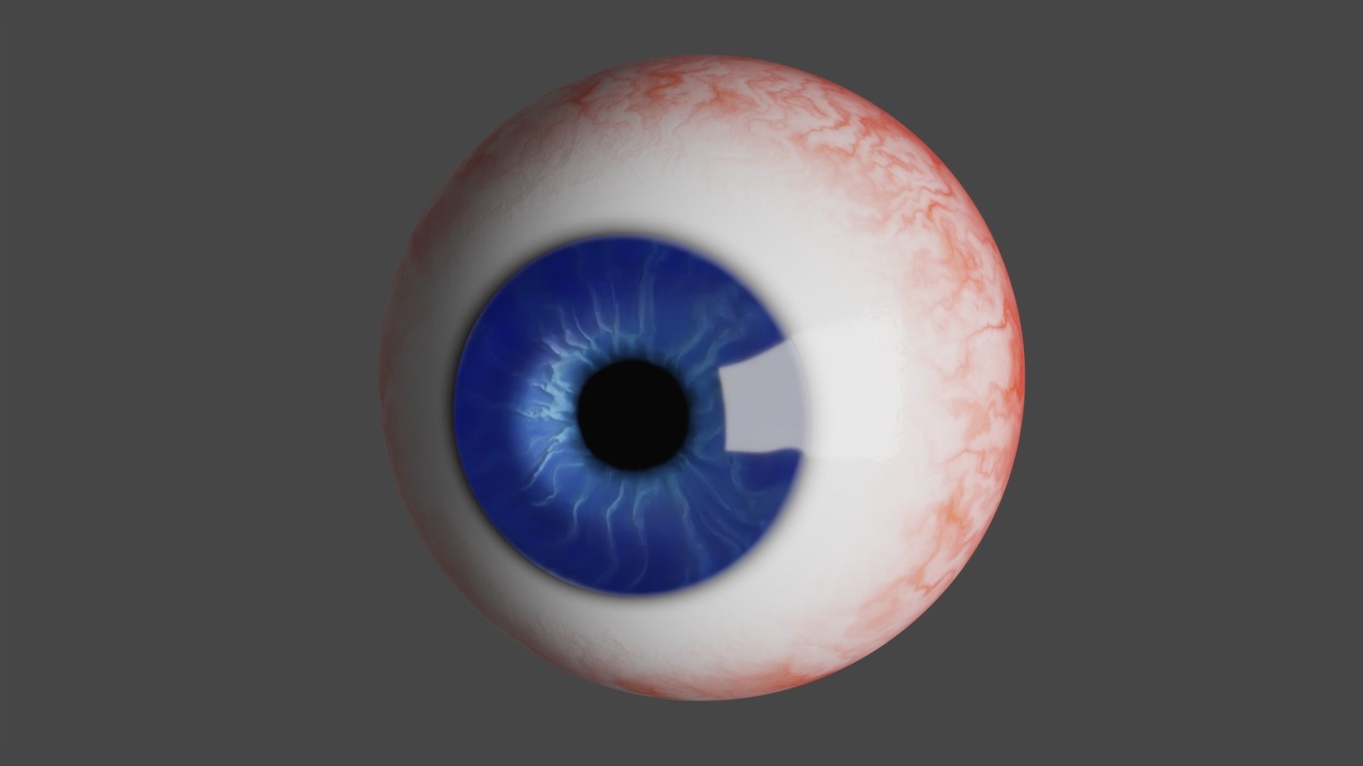 Realistic procedural EYE PACK  different iris color  Low-poly 3D model_12