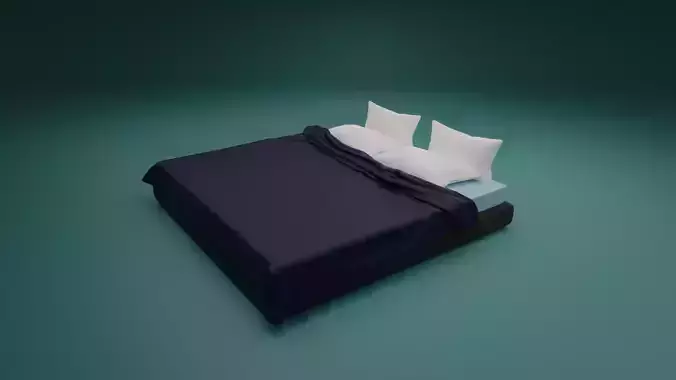 Bed With Pillow