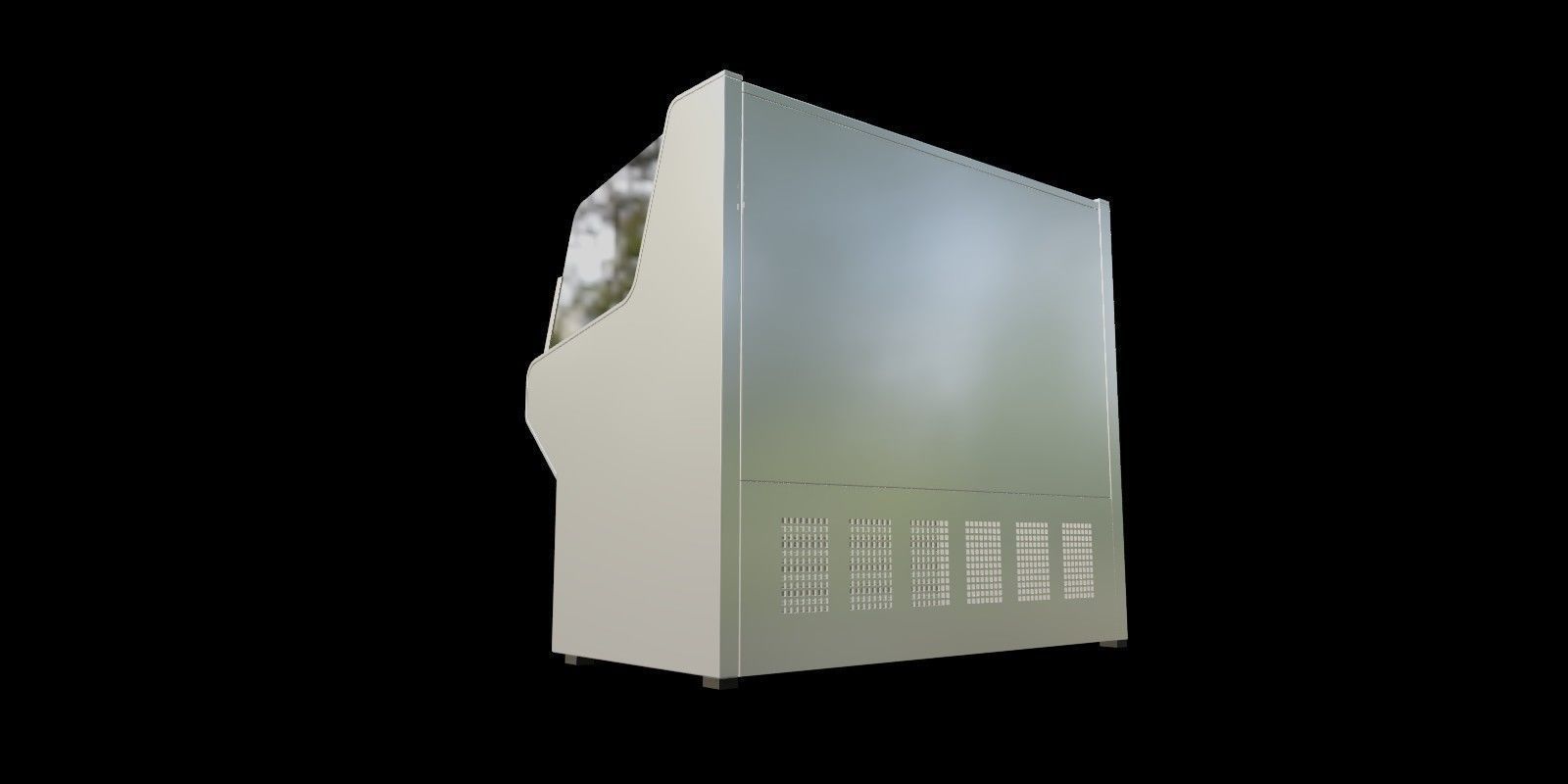 True THAC Air Curtain Merchandiser 3D model_6