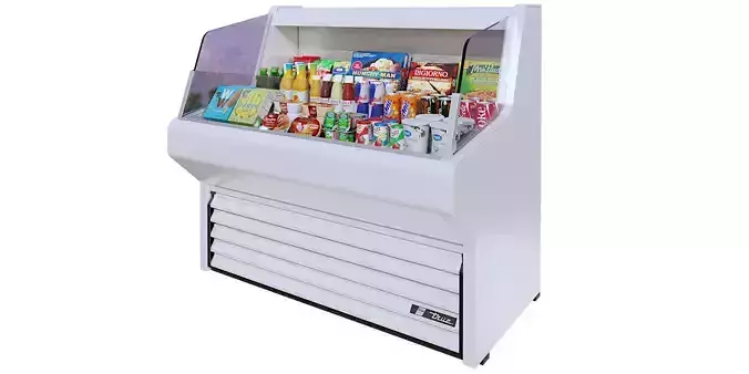 True THAC Air Curtain Merchandiser 3D model