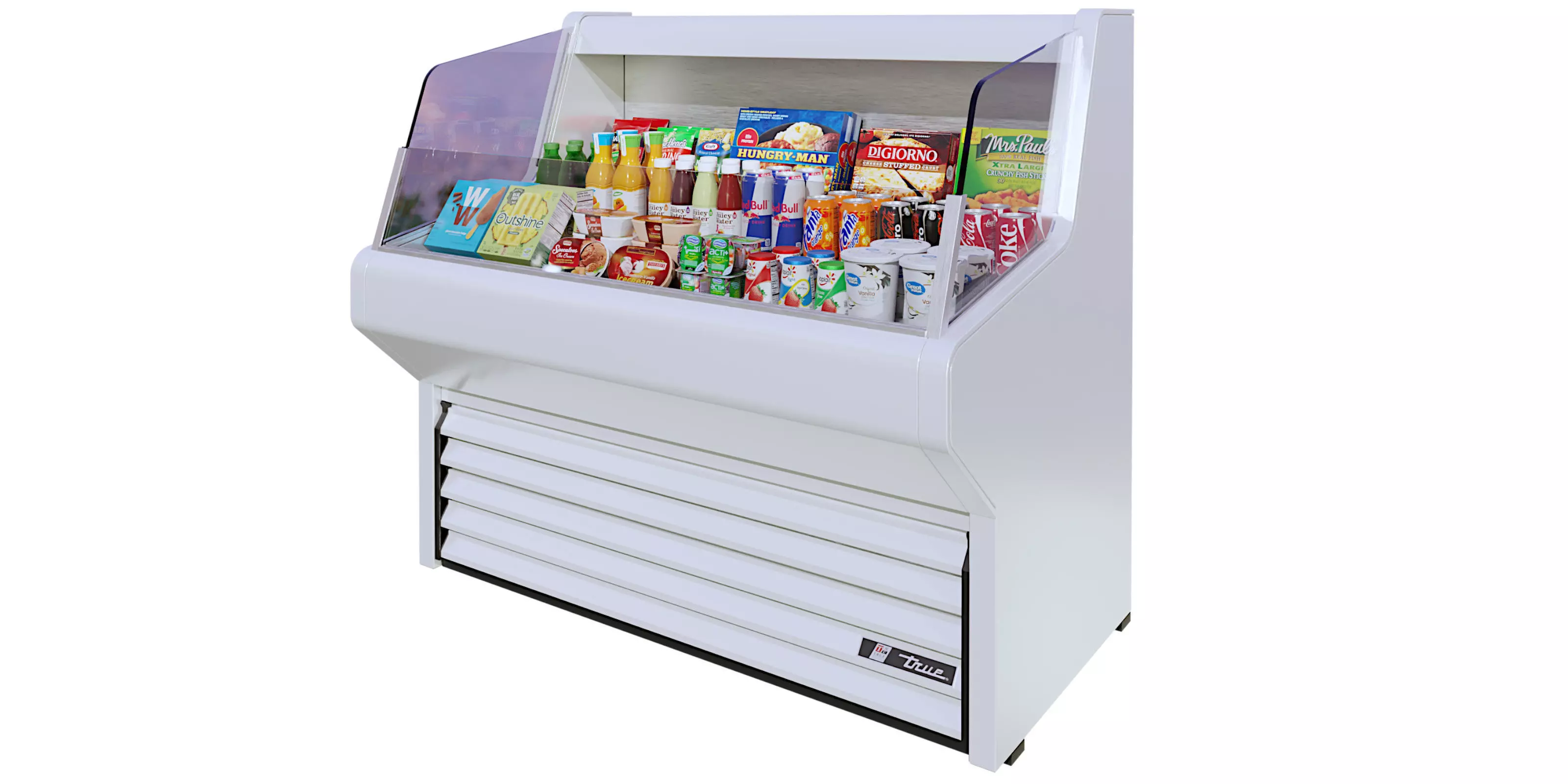 True THAC Air Curtain Merchandiser 3D model_0