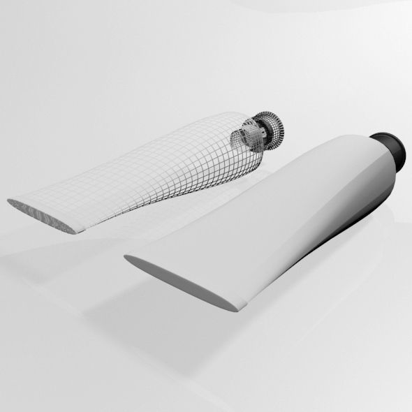 Aluminium Barrier Tube 01 3D model_4