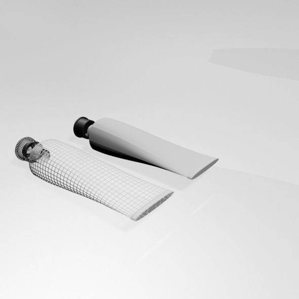 Aluminium Barrier Tube 01 3D model_13