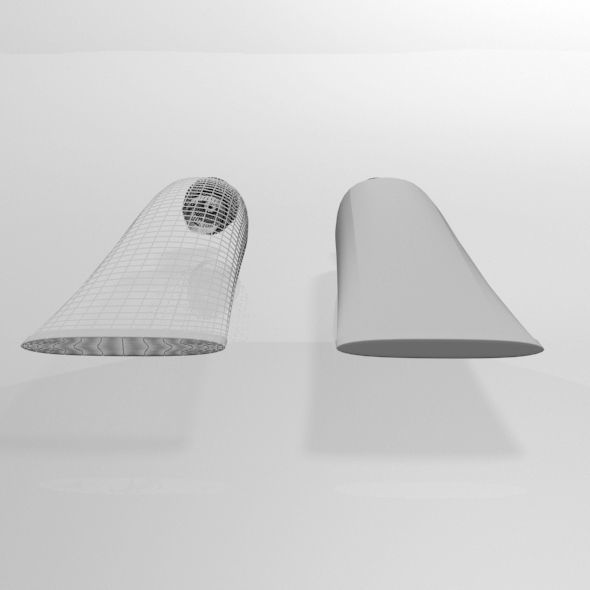 Aluminium Barrier Tube 01 3D model_3